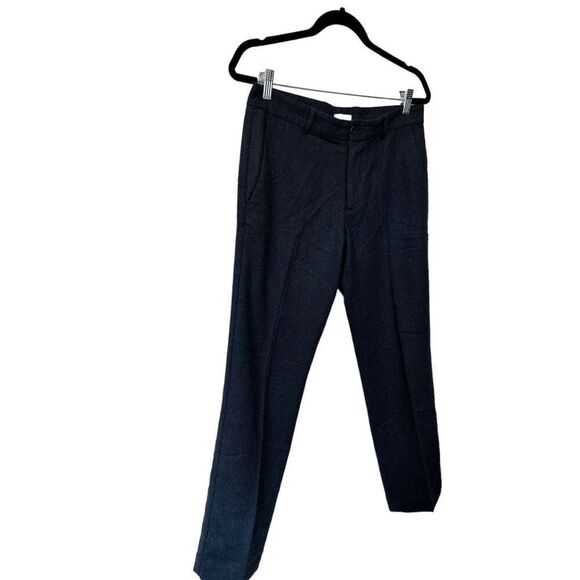 Apolis Global Citizen Dark Blue Chino Pants Size 30 Wool Blend - Picture 4 of 11